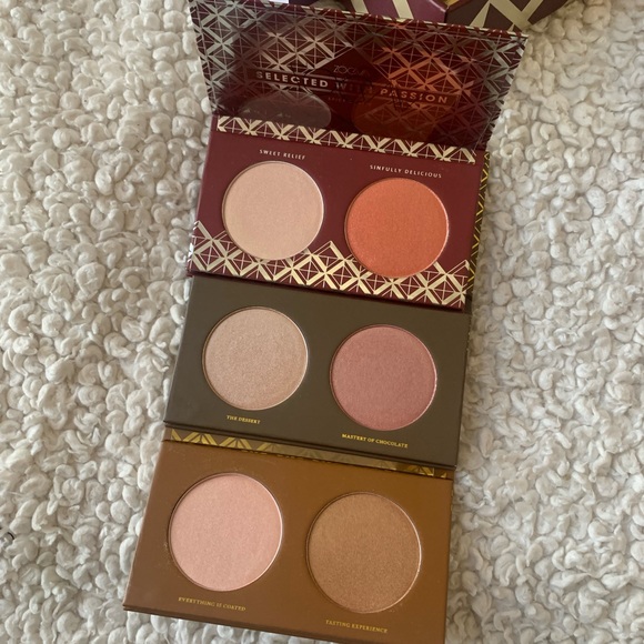 Zoeva Plasir Highlighter Palette Blush Cheek Set Vault Trio BNIB - Picture 4 of 14
